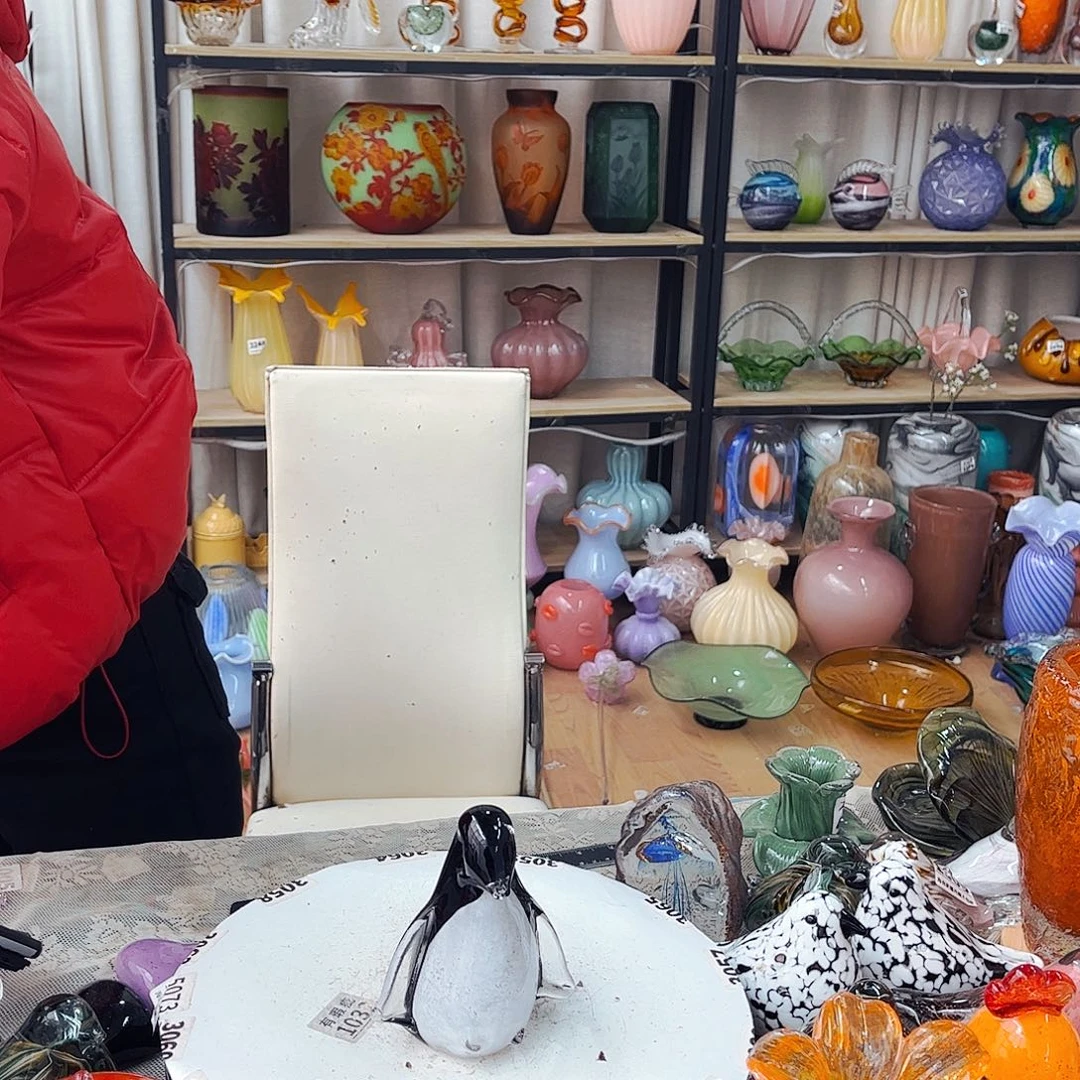 企鹅家悦琉璃工艺品不完美