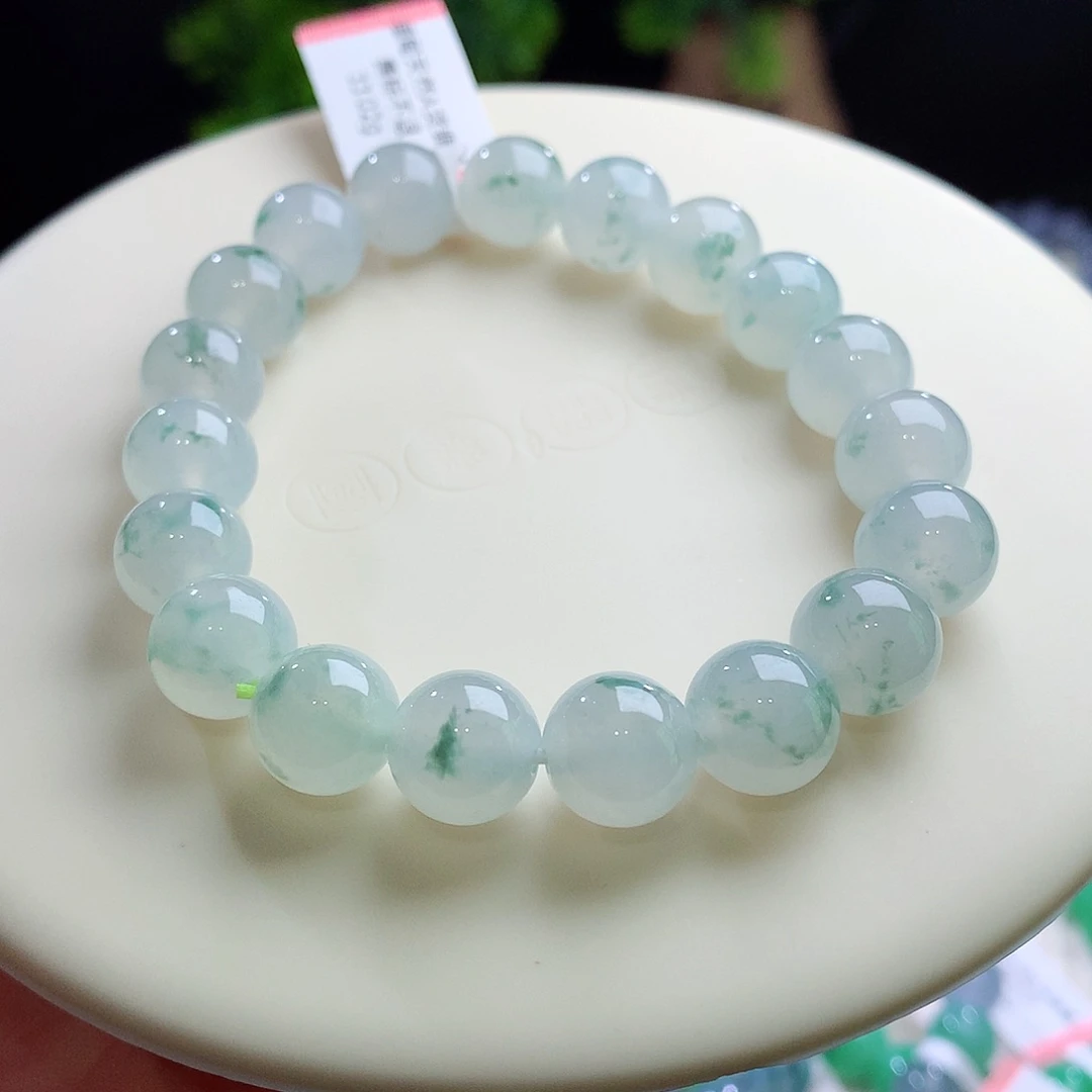 未镶嵌手串翡翠卡10mm