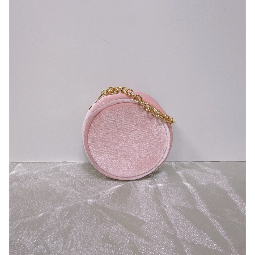 【M】粉色圆饼收纳包999