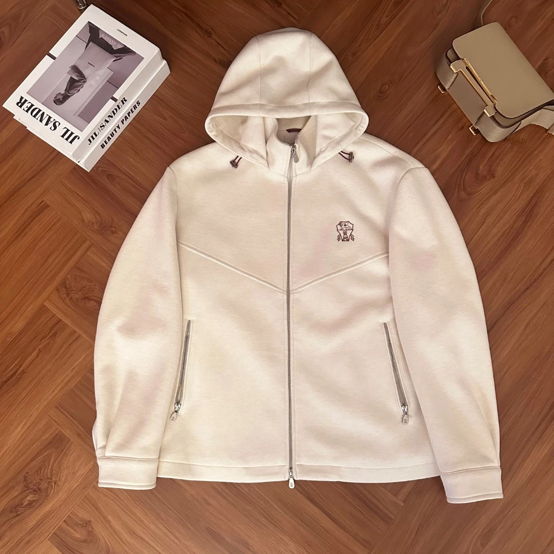 马丁叔叔 25新款秋季休闲高级感连帽拉链百搭外套-25423