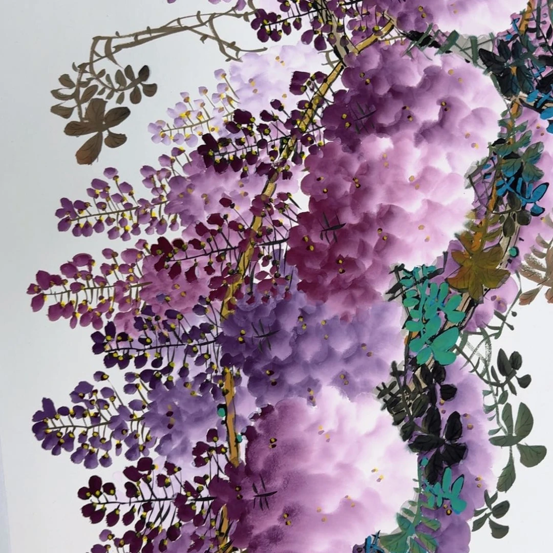 国画国画作品山水花鸟