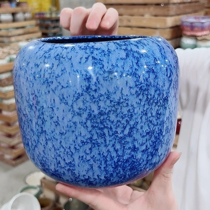 有孔.凑单10元陶瓷花盆发货！