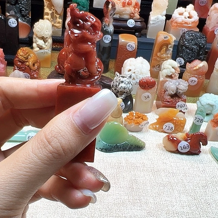 昌化石印石寿山石雕刻