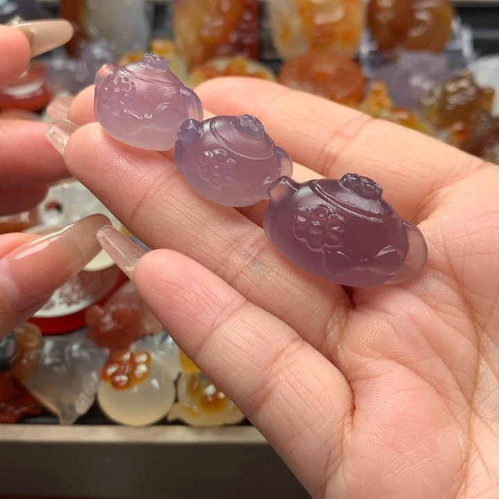 玛瑙/玉髓颈饰未镶嵌福*缘