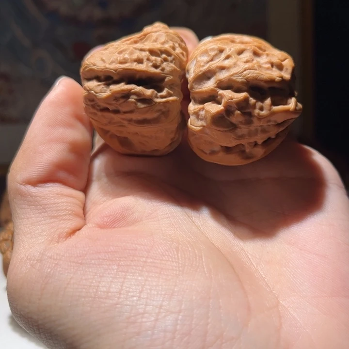 黑***纹文玩核桃吊坠核桃1499