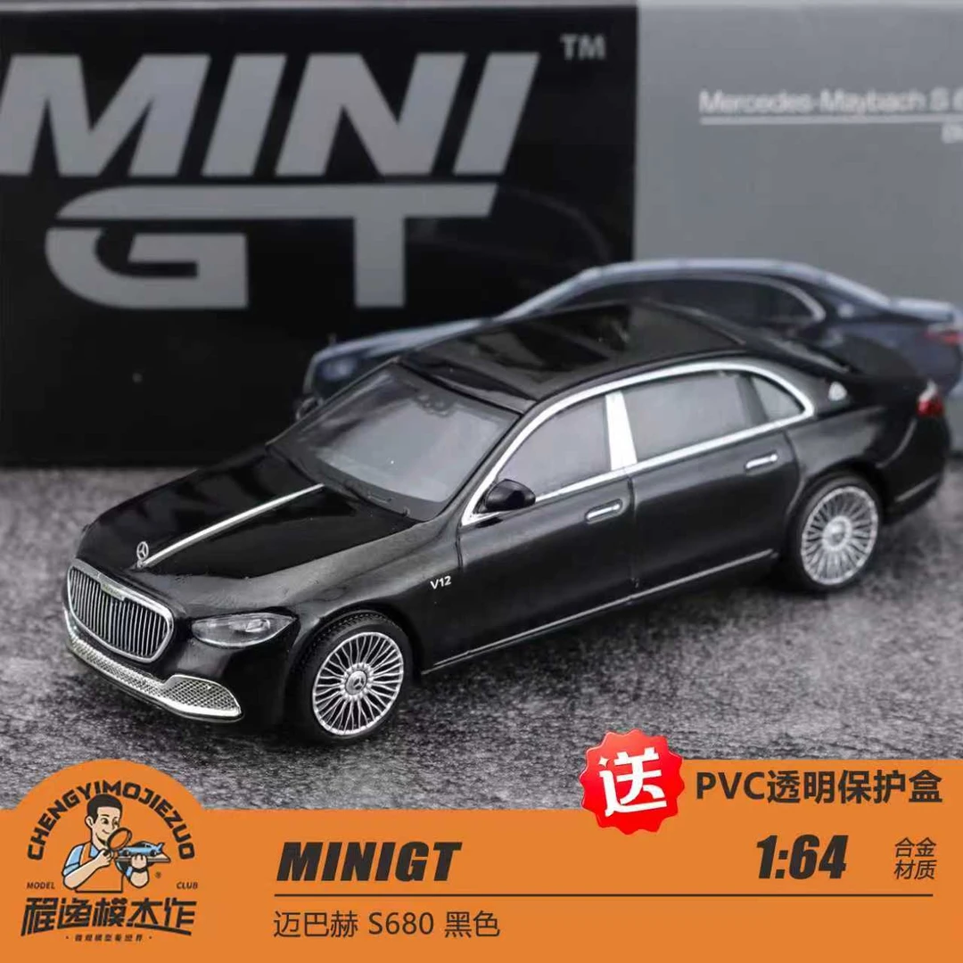 MINIGT 1:64 奔驰迈巴赫 S680 合金车模 977