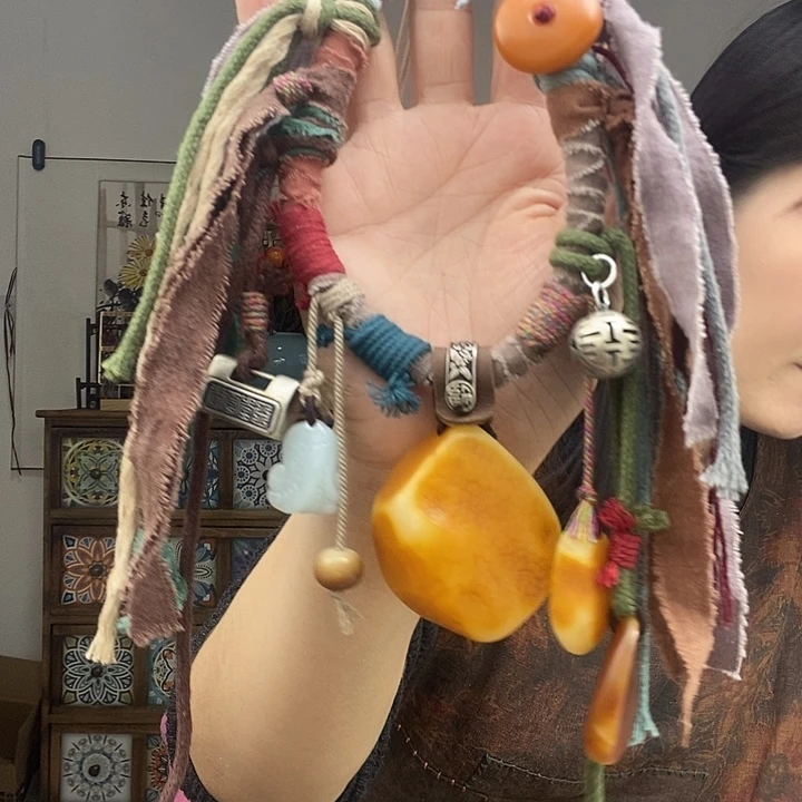 蜜蜡项链未镶嵌项链