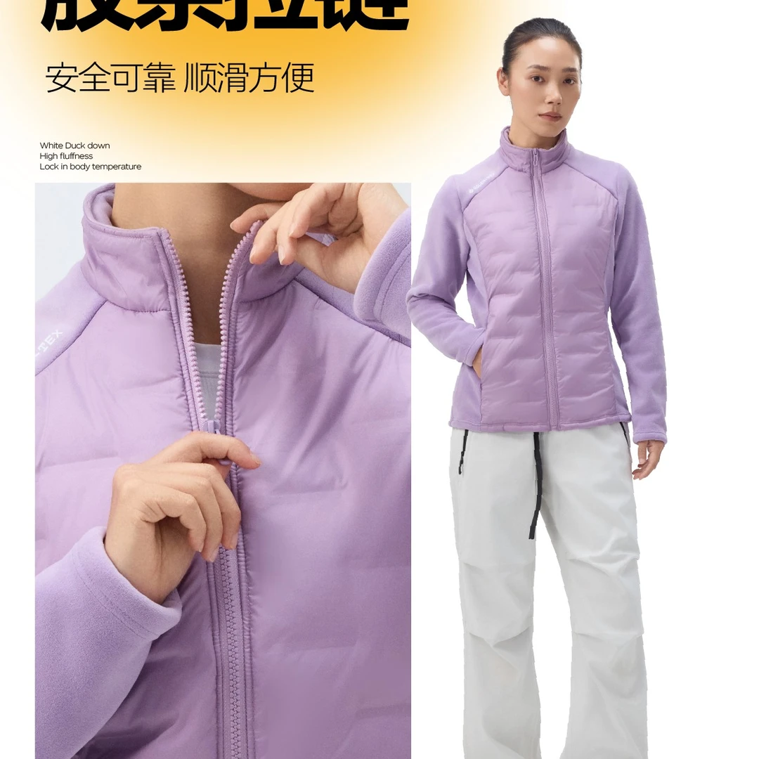 M022常规款修身型可拆卸常规袖女款情侣立领双面