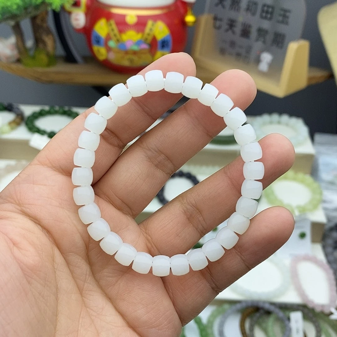 和田玉手链未镶嵌