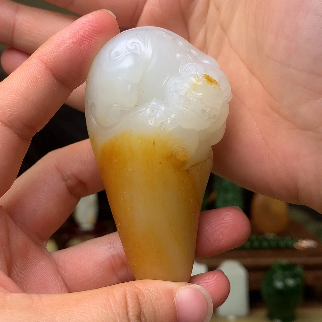 和田玉未镶嵌摆件