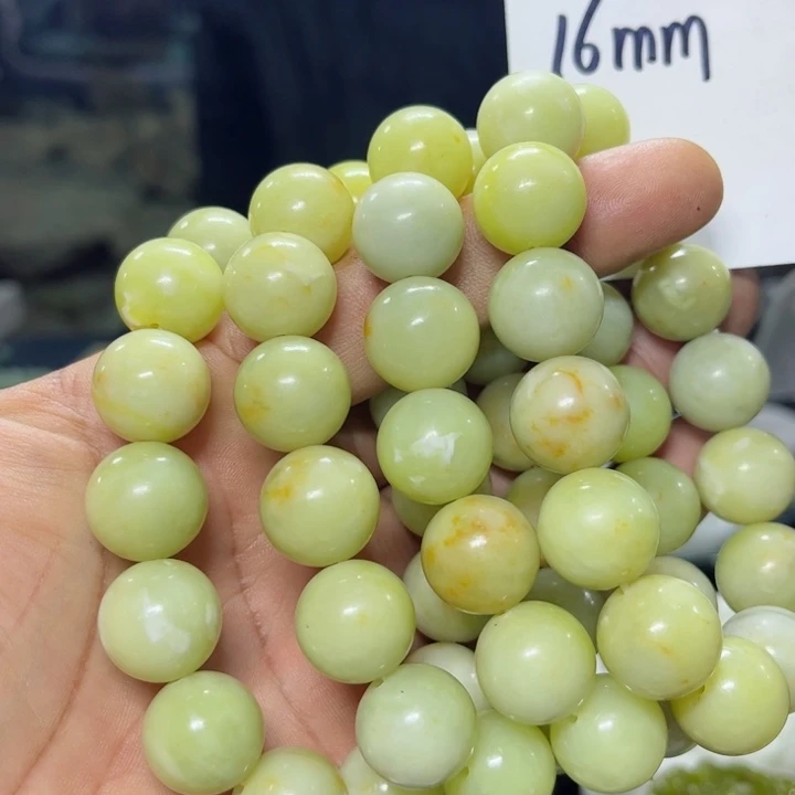 蛇纹石玉手串未镶嵌