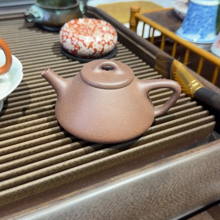 三***讲茶壶紫砂紫砂壶石瓢