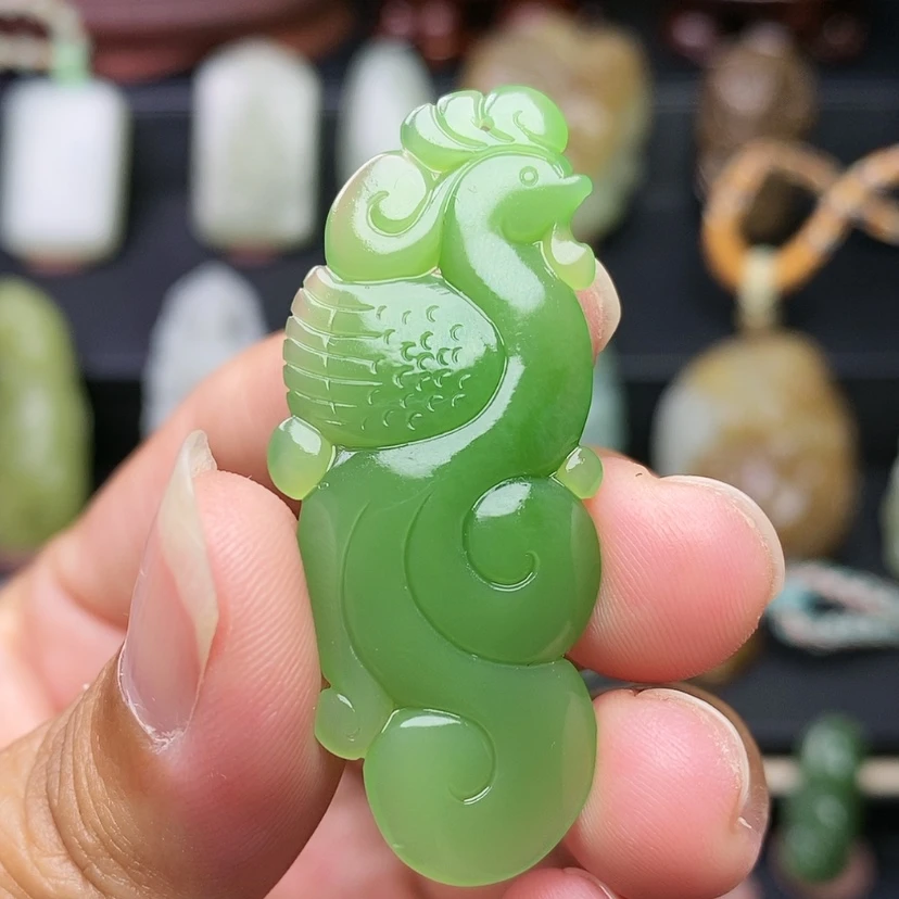 【闪购商品】和田玉（碧玉）未镶嵌挂件