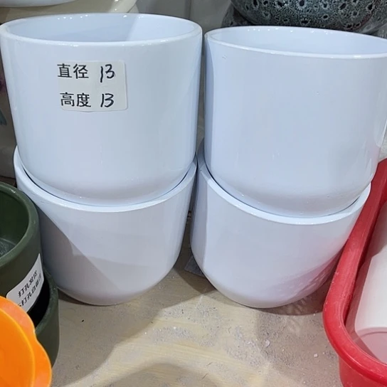 多肉绿植陶瓷花盆9.9包邮，有孔