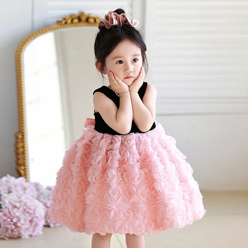 衫乘衫公主裙女童夏装2025新款小女孩生日蓬蓬裙儿童海边度假衣服