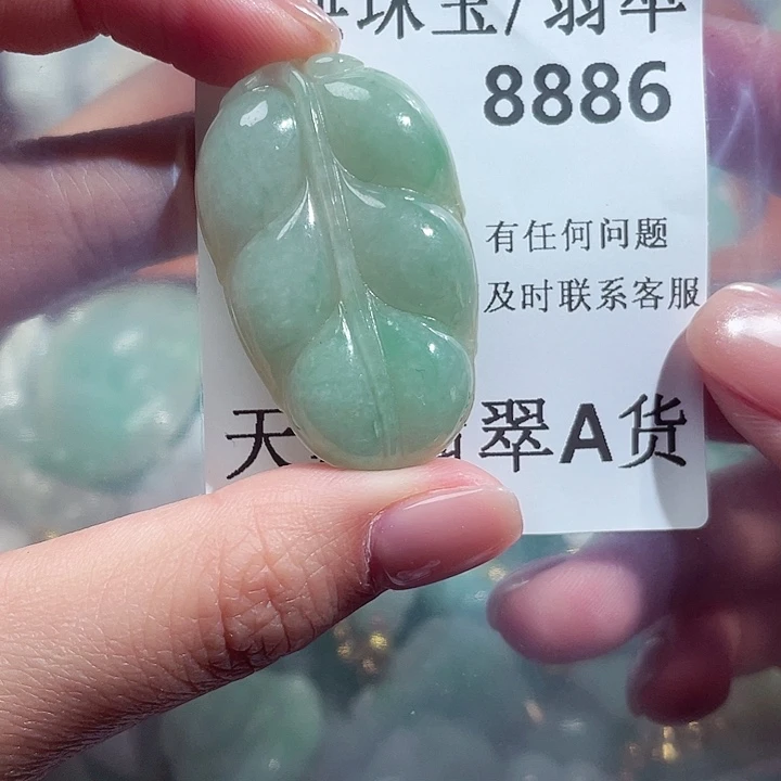 翡翠颈饰未镶嵌8886。
