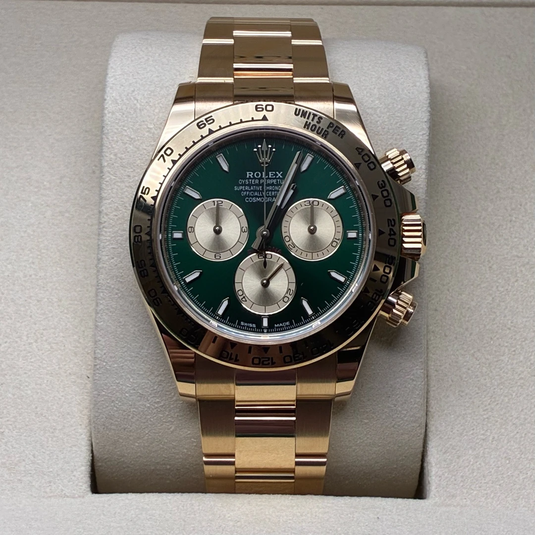 未使用 Rolex/劳力士 劳力士/126508/绿金迪 9月未使用