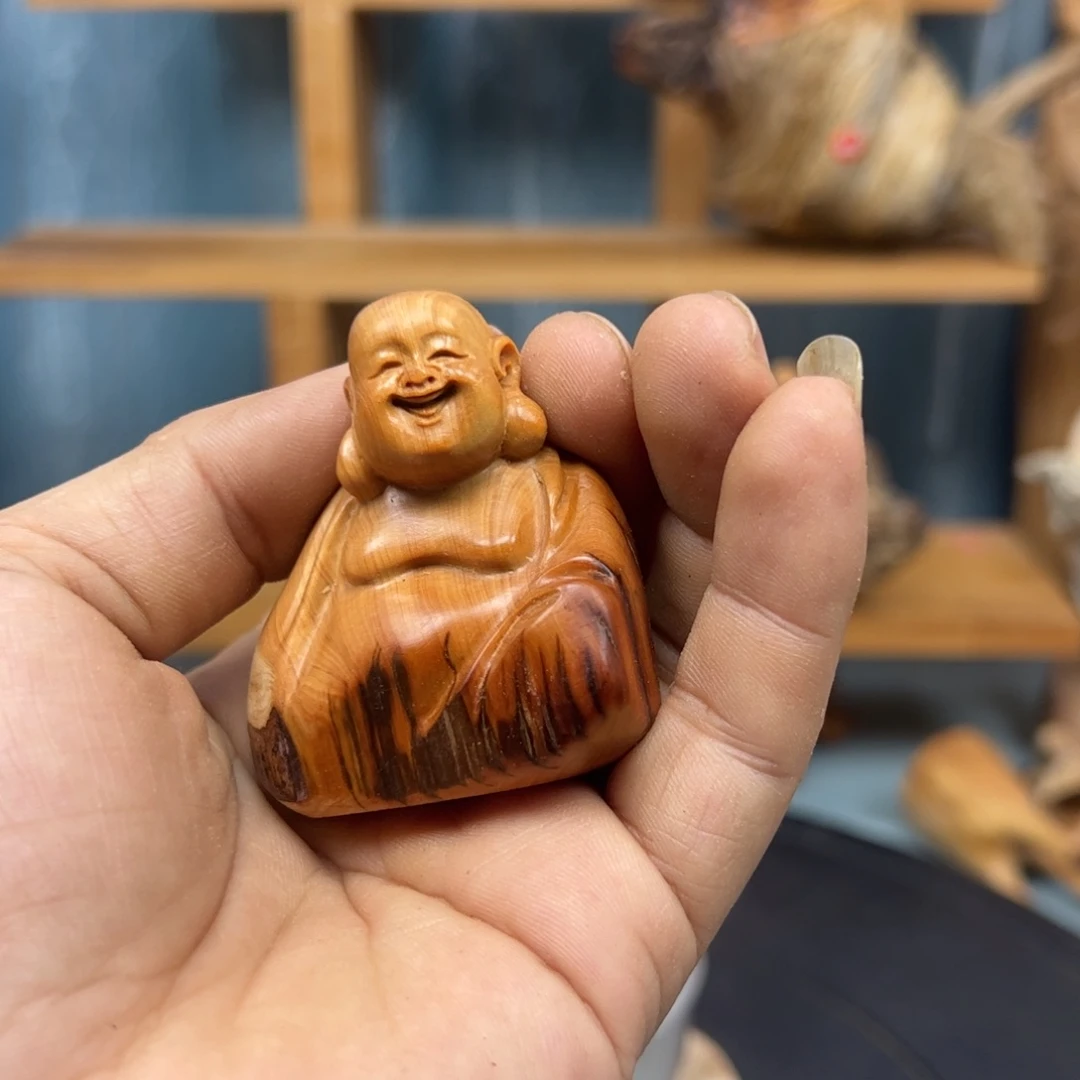 木爱***谁崖柏木摆件手把件