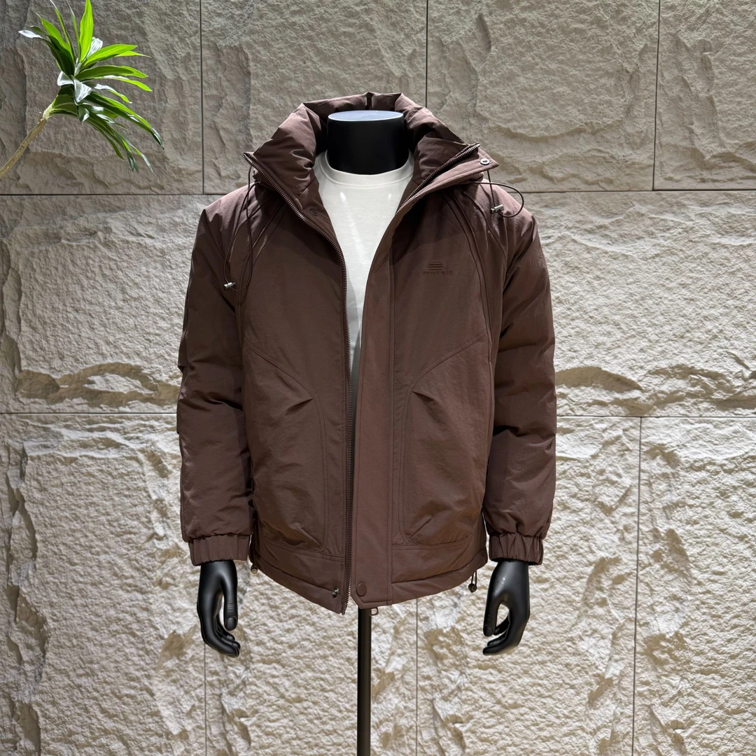 防寒服连帽保暖短款加厚时尚都市男装户外优等品男款