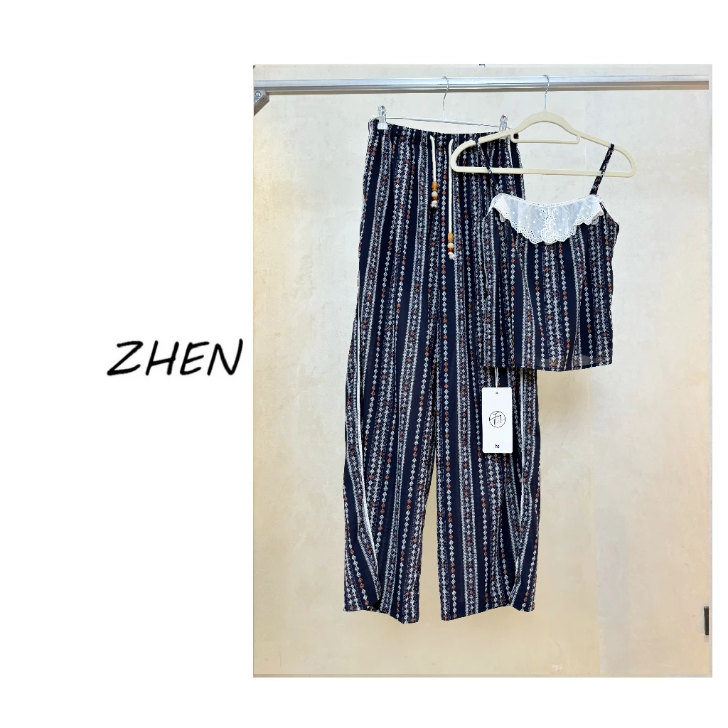【ZHEN】25K00819 2025新款时尚气质显瘦小众设计师款时尚套装女