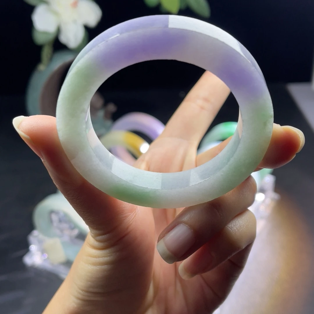 定制翡翠未镶嵌天然翡翠A货手镯