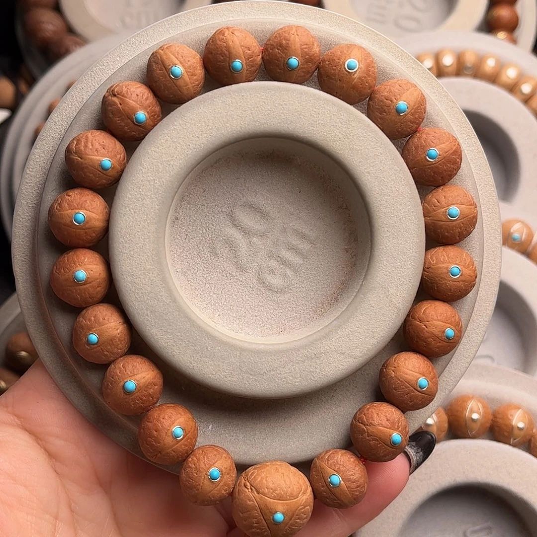 凤眼菩提吊坠12.5镶嵌款