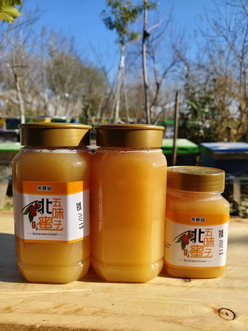 来蜂园5斤稀有蜜种，中草植物北五味子蜜