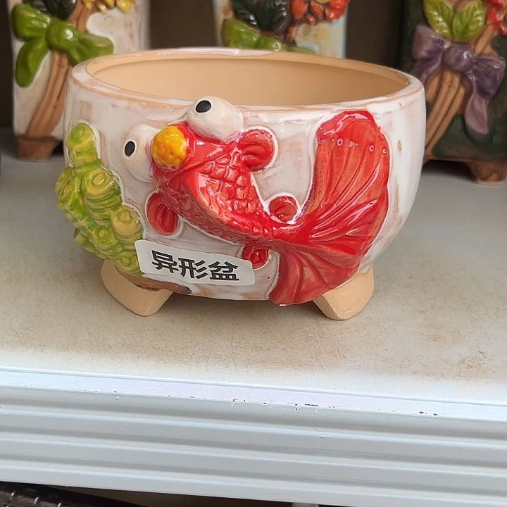 紫砂花盆粗陶材质多肉花盆