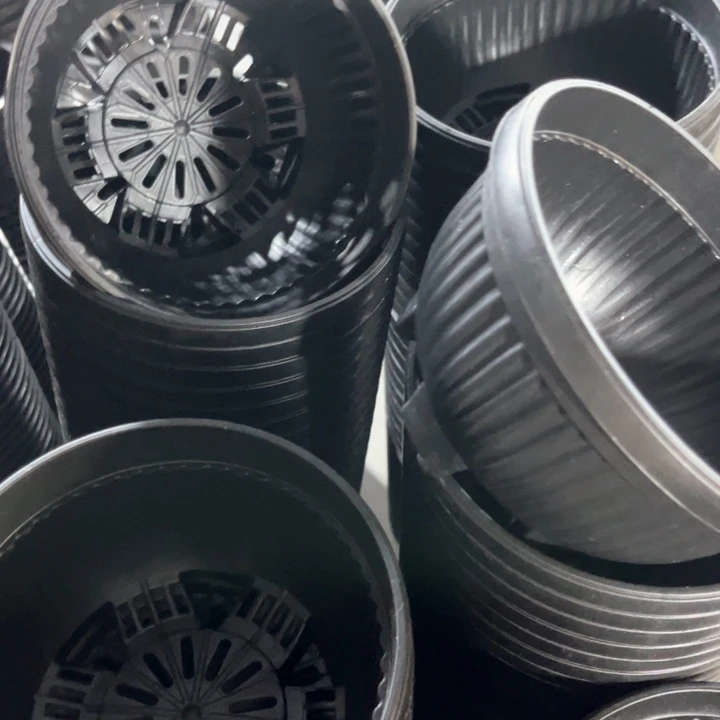 树脂黑聚宝盆口14高7一组10