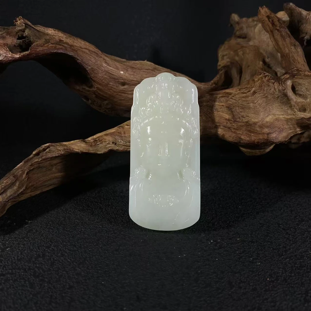 A534 和田玉吊坠  6B 4360781