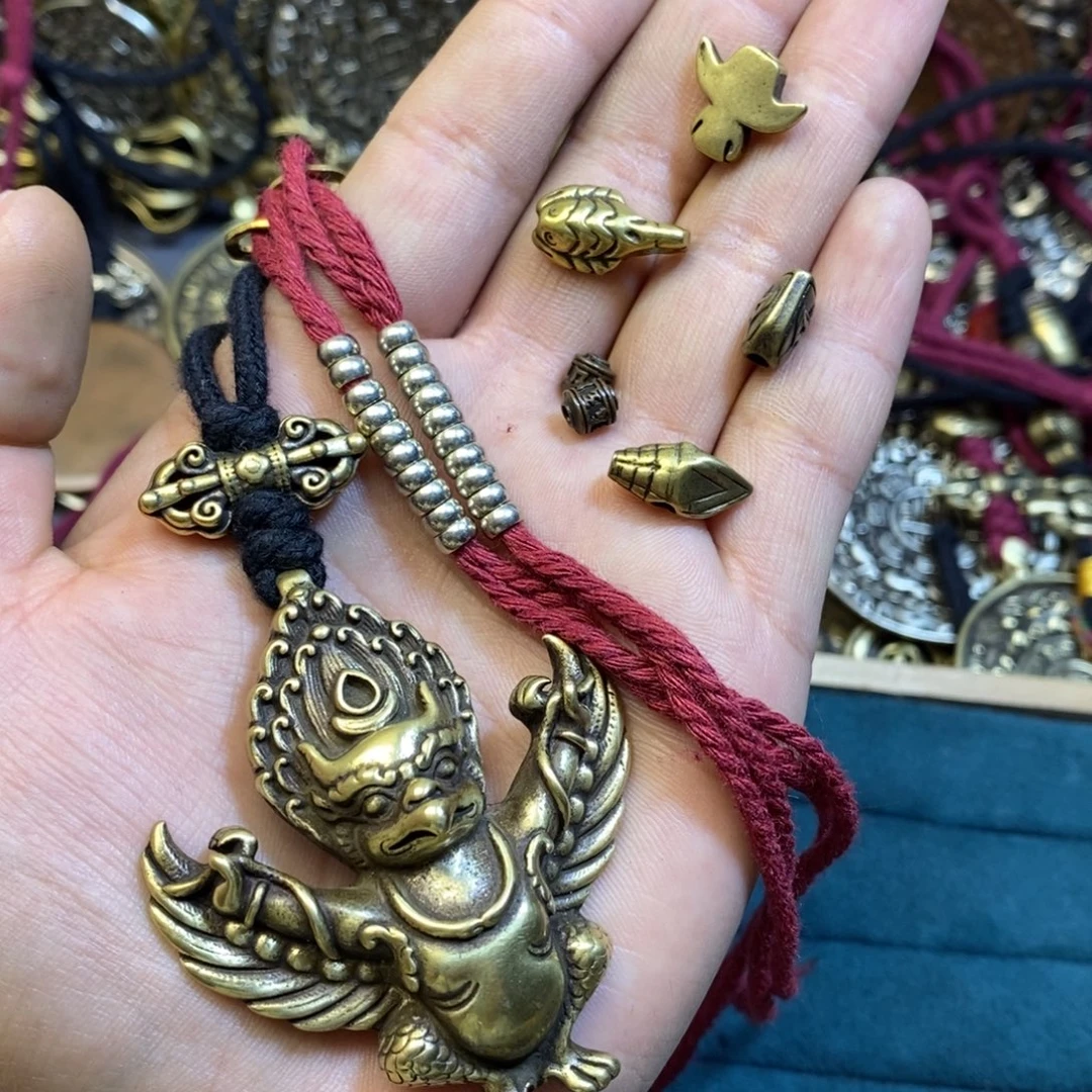 鼠****藏式大鹏鸟搭配挂件