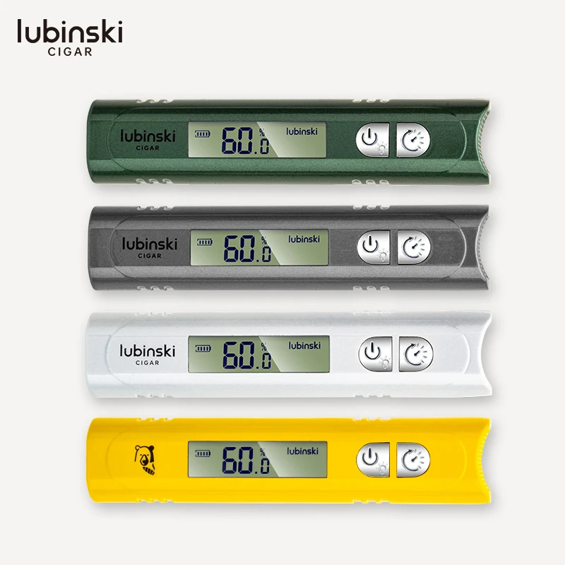 Lubinski鲁宾斯基多功能雪茄湿度仪雪茄托计时器