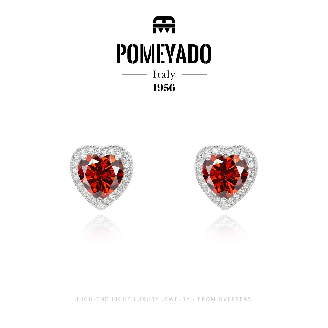 925银 【倾心朗姆】pomeyado设计师款轻奢时尚耳钉 F3111