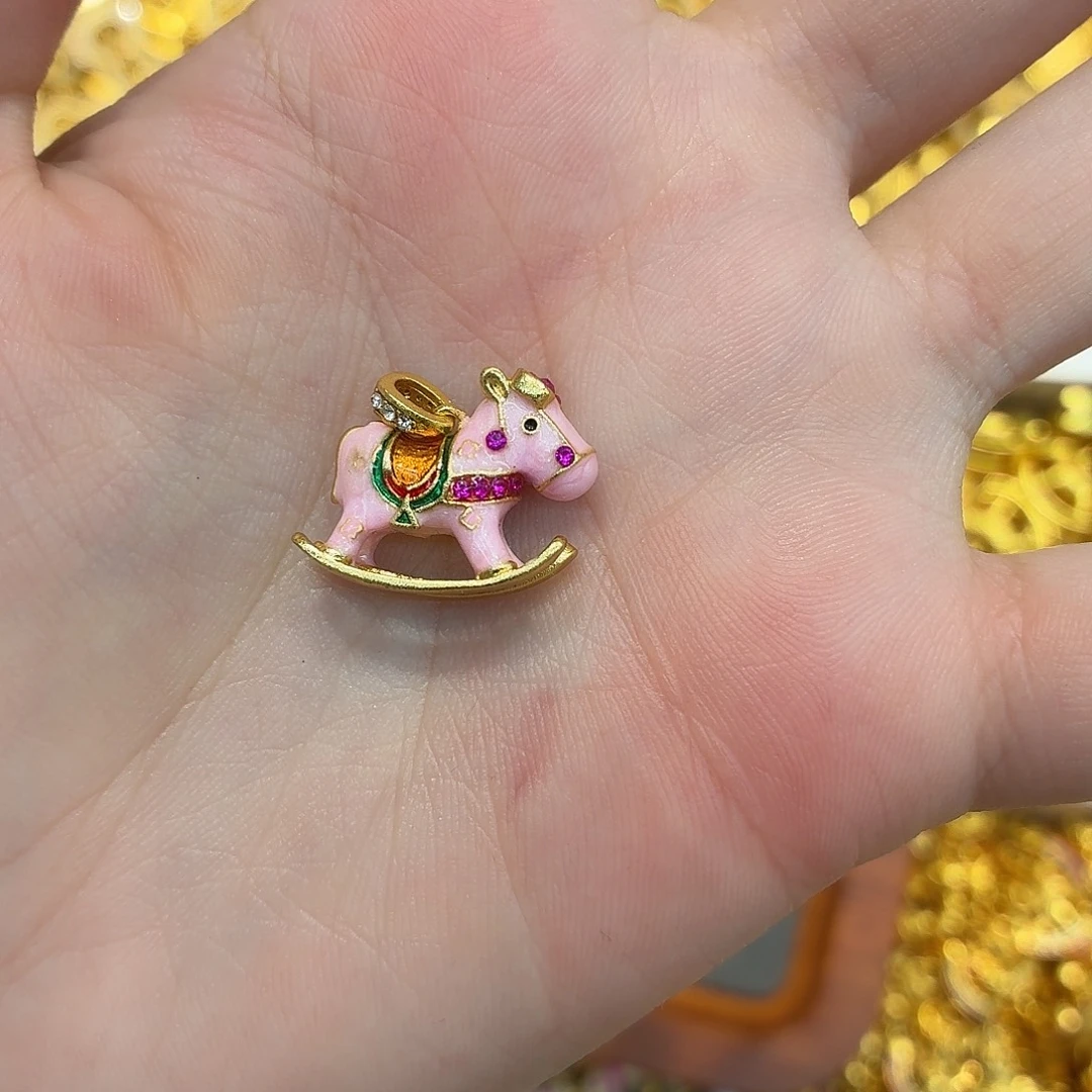 铜合金8326强保色发 1 个壹笔壹吊坠