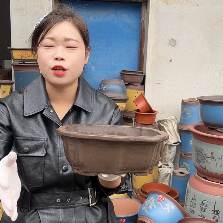 28莲花花盆紫砂花盆紫砂