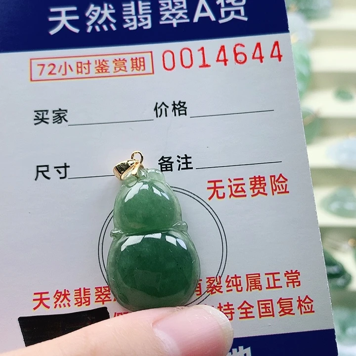 颈饰未镶嵌翡翠吊