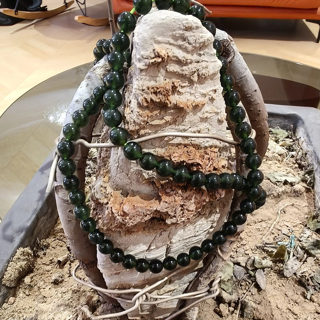 【泰山娟姐自营】泰山玉-蛇纹石108手串0.6（多样性发货）