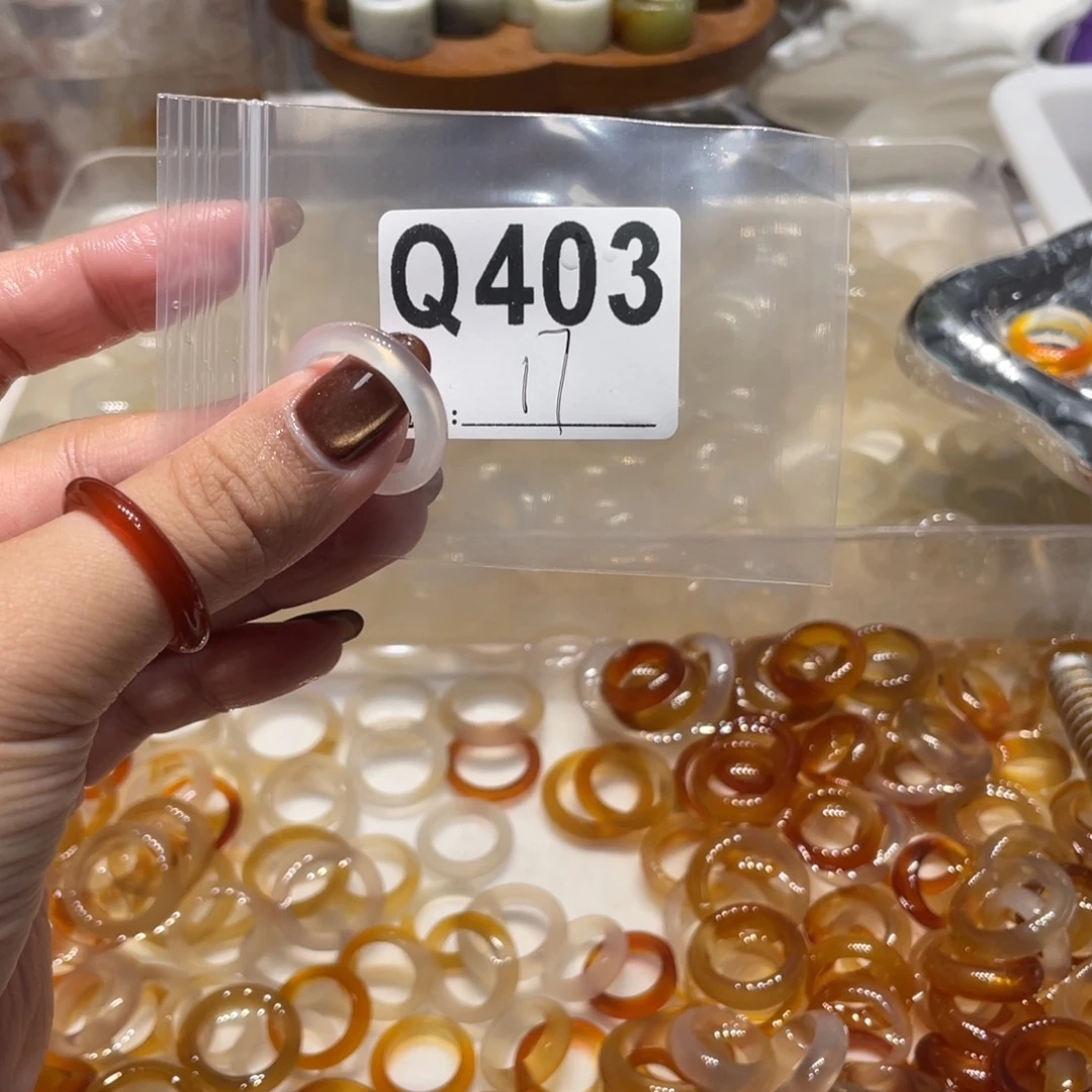 玛瑙/玉髓未镶嵌戒指403