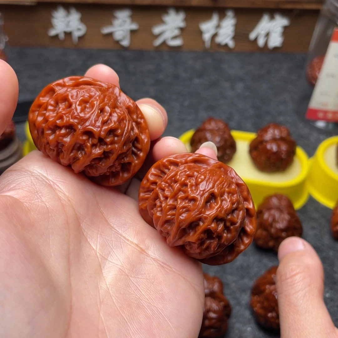 文玩核桃吊坠文玩核桃 手把件 宫灯 42