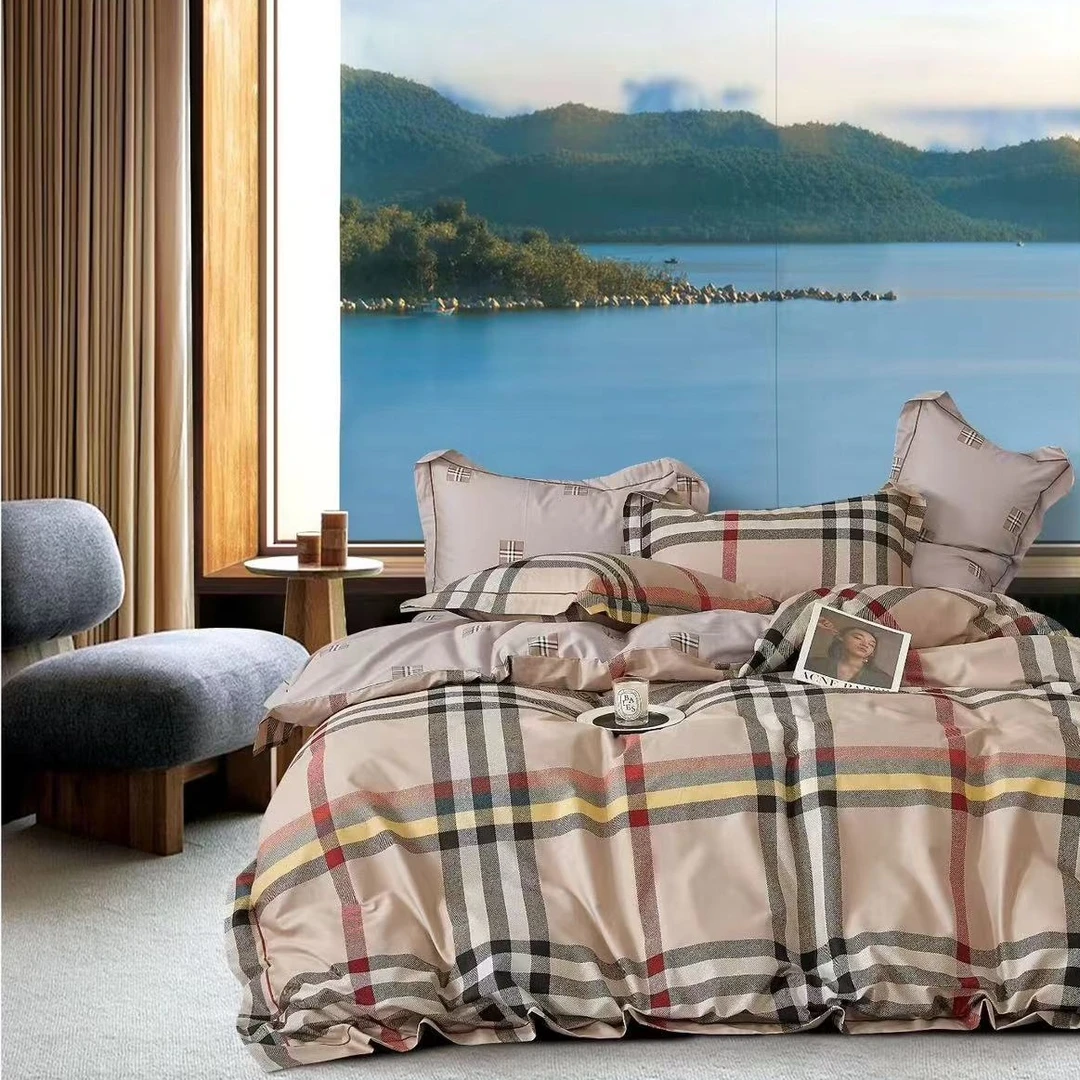 N3906 纯棉铂金60s高端133*76单人被套 潮牌新风150*200精梳