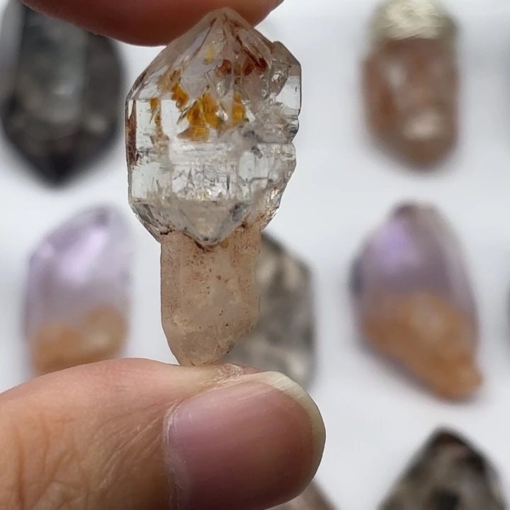 水晶未镶嵌颈饰巴基斯坦油胆闪灵钻34mm+