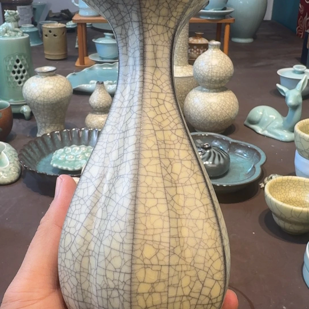 龙泉青瓷茶具微瑕