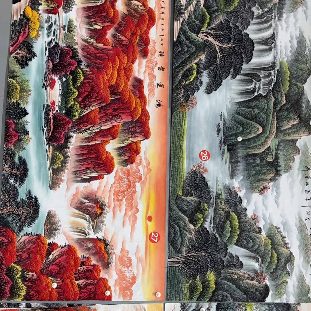 璀****国画山水手绘作品