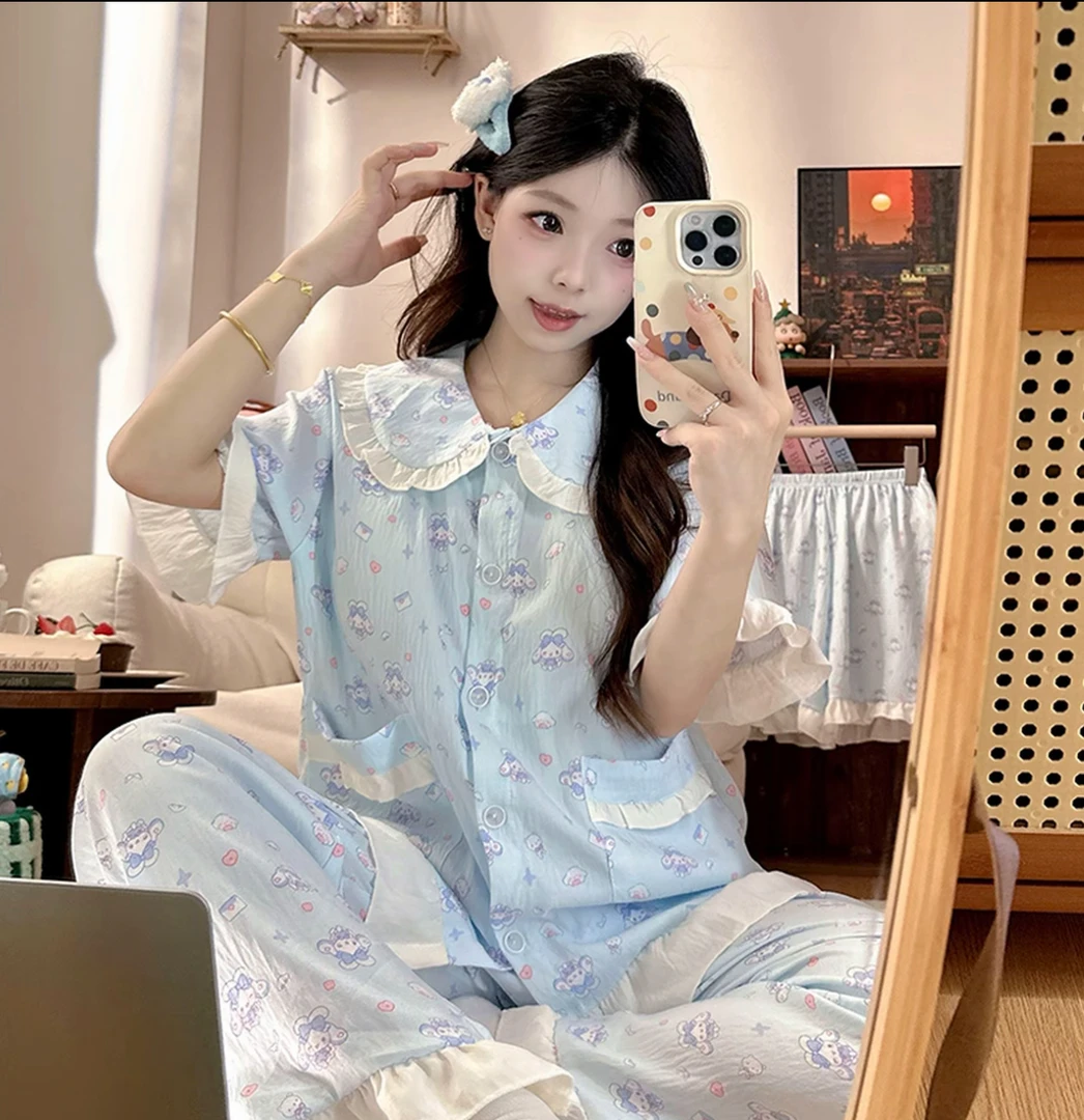 【时咿酱】可爱睡衣编码301-335短袖
