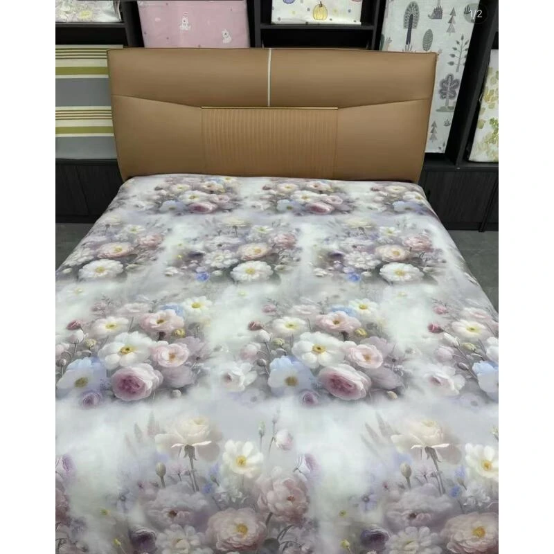 （素绽）新款老粗布床单230*245cm（5cm）+枕套三件套