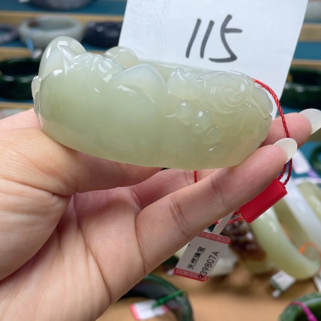 未镶嵌手镯和田玉圈口57