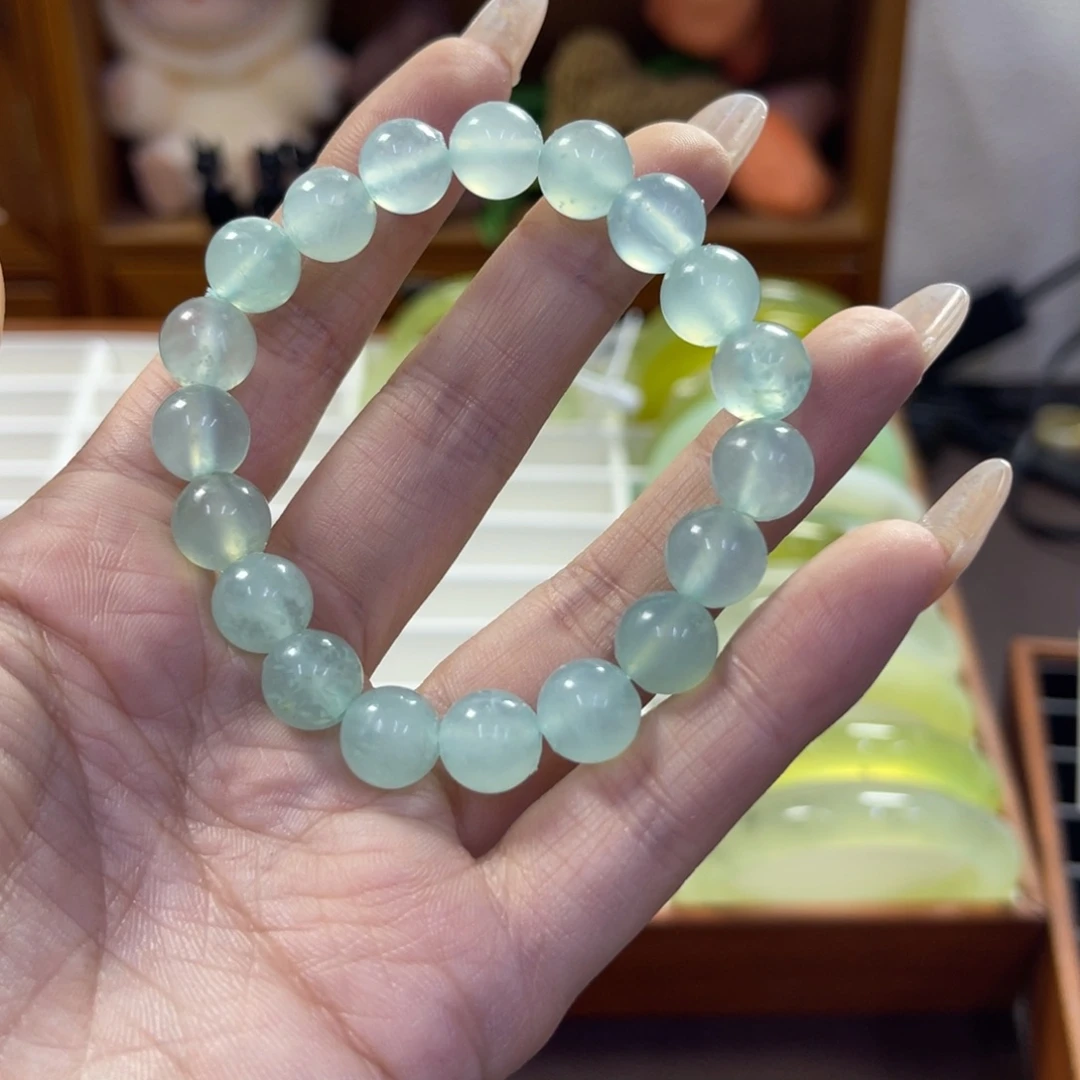 蛇纹石玉未镶嵌手镯瑕疵35