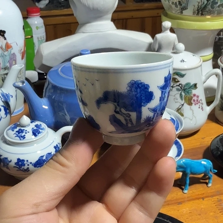 阿***雄摆件景德镇陶瓷艺术