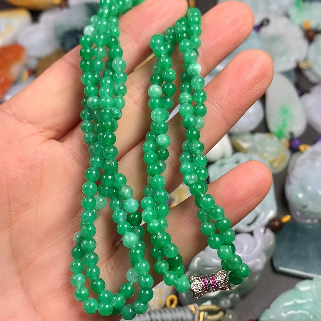 翡翠未镶嵌颈饰天然翡翠