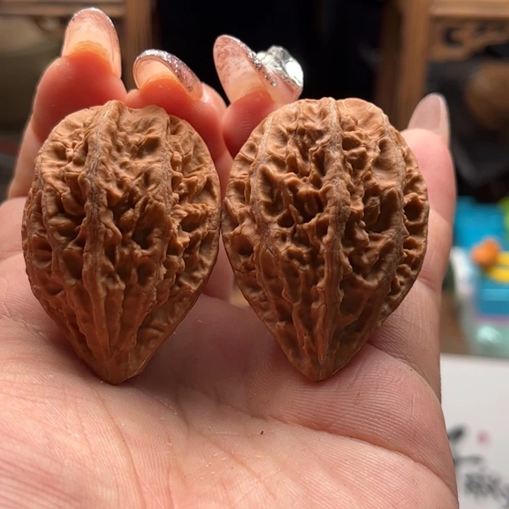 文玩核桃把件关东木子家楸大胖5